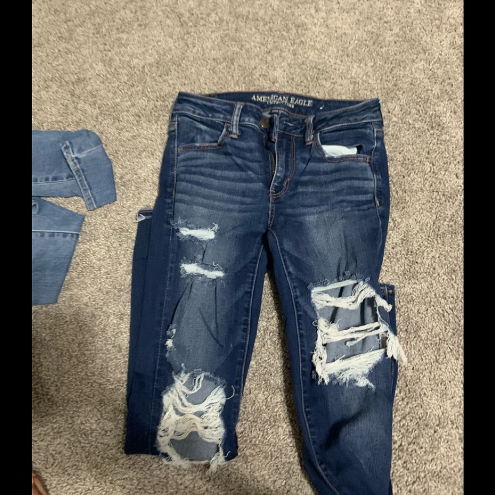 American eagle jeans hi rise size 6